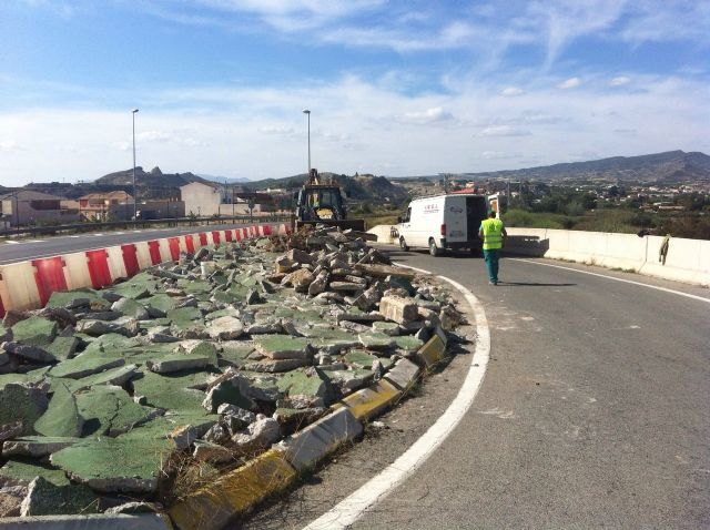 Fomento inicia la construcción de una rotonda para mejorar la seguridad vial en el cruce de la variante de Archena con el acceso a La Algaida - 1, Foto 1
