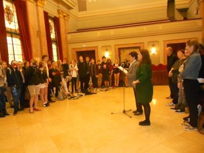 La Concejal de Educación recibe a profesores y alumnos del colegio Antonio de Nebrija y de centros de Dinamarca, Finlandia y Gales - 3, Foto 3