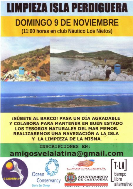 Jornada de limpieza en la Isla Perdiguera con el TLa - 1, Foto 1