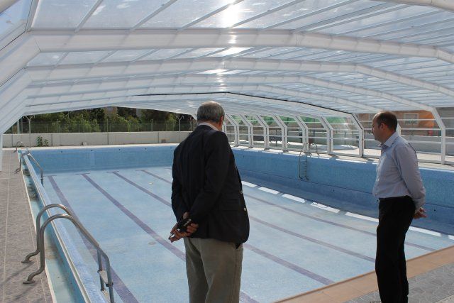 Terminan la instalacin de la piscina municipal cubierta, Foto 2