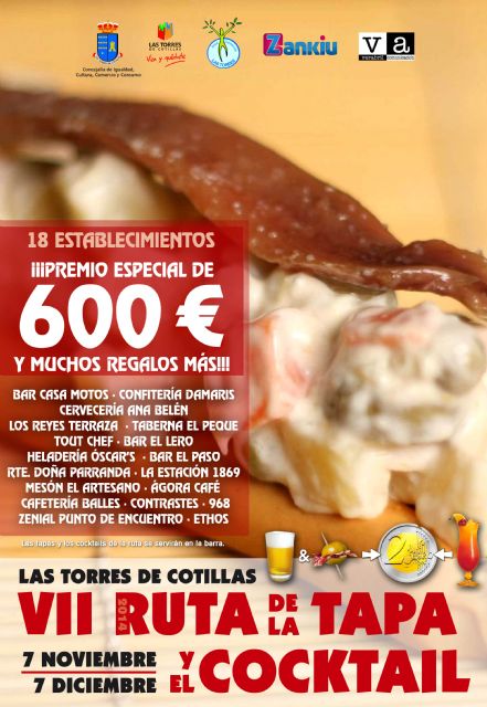 18 participantes en la VII Ruta de la Tapa y el Cocktail torreña y un premio especial de 600 euros - 4, Foto 4