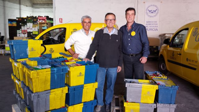 Las oficinas de CORREOS de la Región de Murcia recogen cerca de 300 kilos para el Banco de Alimentos - 1, Foto 1