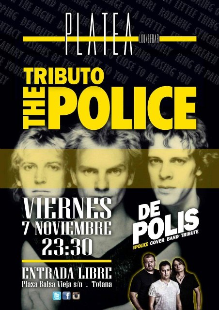 Plataea Loungebar hosts the charity concert "Tribute to The Police" for the benefit of D'Genes and AELIP, Foto 1
