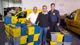 Las oficinas de CORREOS de la Región de Murcia recogen cerca de 300 kilos para el Banco de Alimentos