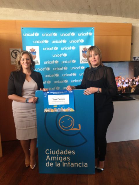 Torre-Pacheco entre los 115 municipios de España y el primero de la Región de Murcia con el sello de reconocimiento de ciudad amiga de la infancia que otorga UNICEF - 1, Foto 1