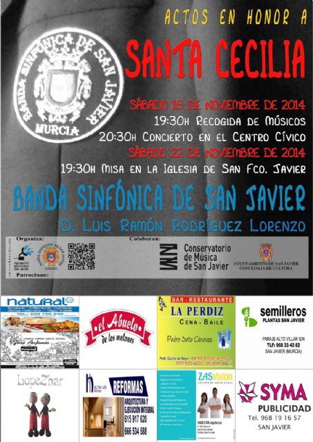 La Banda Sinfónica y el Conservatorio de Música preparan la celebración de Santa Cecilia - 1, Foto 1