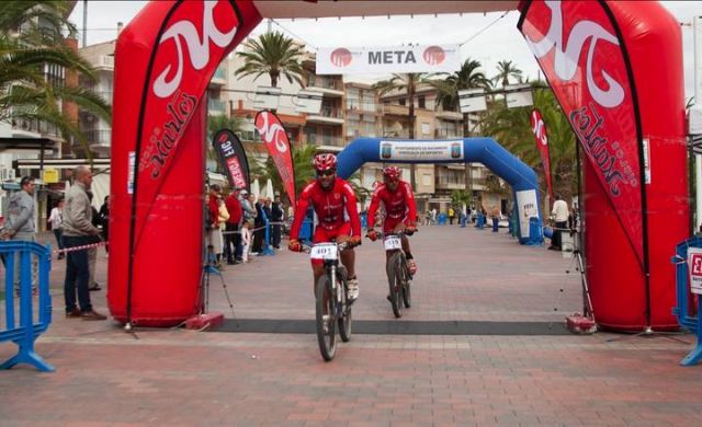 Los ciclistas del CC Santa Eulalia disputaron la XIX Marcha Mtb Bahía de Mazarrón