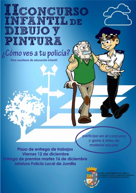 Niños y niñas del municipio participarán en la segunda edición del concurso de pintura Cómo ves a tu policía - 2, Foto 2