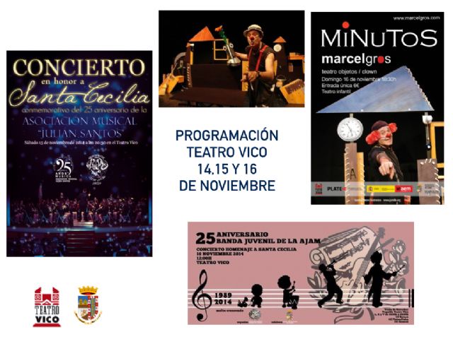 Conciertos por Santa Cecilia, Cine clásico y Teatro Infantil, protagonistas de la cartelera del Vico este fin de semana - 3, Foto 3
