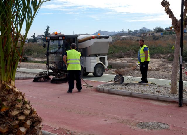 Comienzan en Ceutí las obras de reparación de los parterres del carril bici y de varios parques - 4, Foto 4