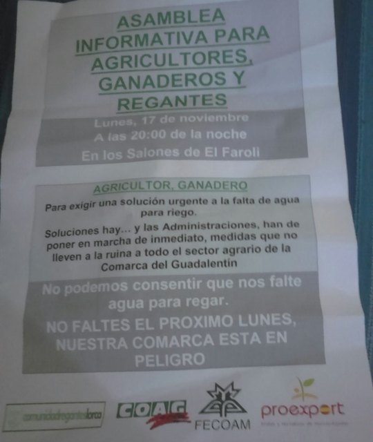 Asamblea informativa para agricultores, ganaderos y regantes - 2, Foto 2