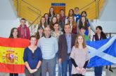 Recepcin en el Ayuntamiento a un grupo de jvenes estudiantes escoceses