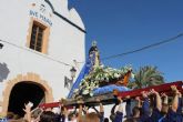 Centenares de fieles acompañan a la Virgen del Milagro en la subida hasta el santuario de La Purísima