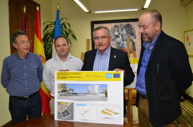 Presentado el proyecto de construcción de una pasarela peatonal sobre la Rambla del Cañarete - 1, Foto 1