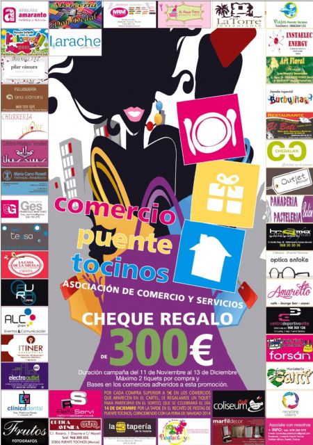 Los comerciantes de Puente Tocinos ponen en marcha la campaña Cheque regalo - 1, Foto 1