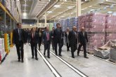 Garre resalta el 'importante impulso' que supone para la economa regional y de Lorqu la apertura del nuevo centro logstico de Lidl