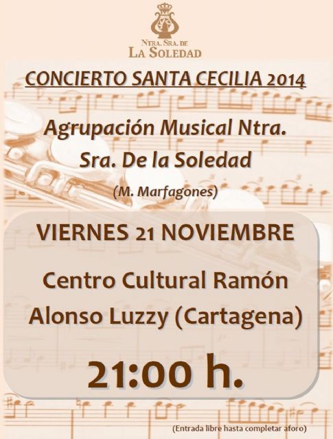 La banda de Molinos Marfagones honra a la patrona de los músicos - 1, Foto 1