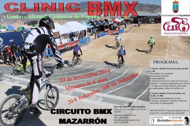 El Complejo Deportivo alberga una prueba ciclista clinic BMX - 1, Foto 1