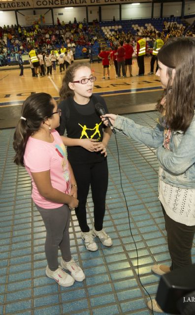 Medio millar de escolares se acercan al fútbol sala con el Plásticos Romero - 5, Foto 5