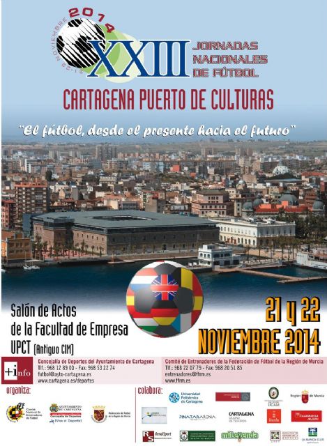 Arrancan este viernes las XXIII Jornadas Nacionales de Fútbol en la UPCT - 1, Foto 1