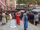 Jódar inaugura el Mercado Medieval de las fiestas de San Clemente, con 110 puestos que estarán hasta el lunes en las Plazas de Calderón, Colón y el Negrito y la calle Alporchones