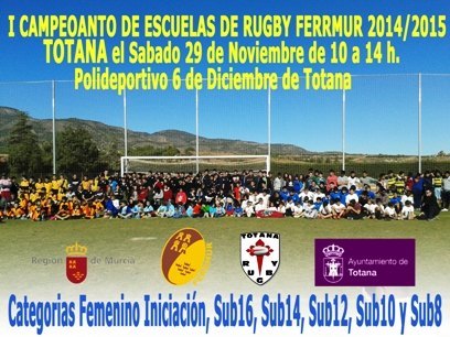 Este sábado se celebra en Totana el II Campeonato Regional de Escuelas de Rugby “Ciudad de Totana”, Foto 2