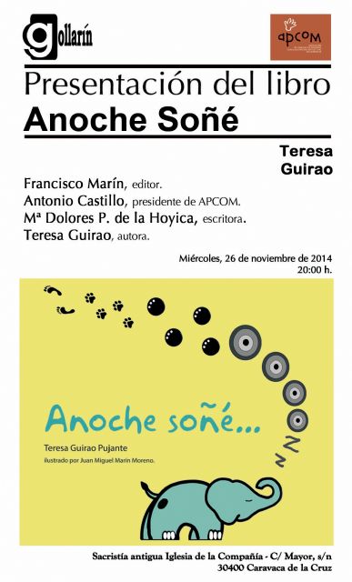 La publicación benéfica Anoche soñé se presenta mañana en la Compañía de Jesús - 2, Foto 2