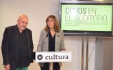 Siete coros participan en el ciclo del Auditorio Regional programado por Cultura, que arranca el prximo 3 de diciembre