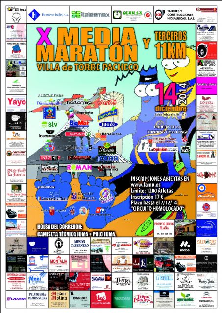 Presentada la decima Media Maratón y los terceros 11 kilómetros Villa de Torre-Pacheco - 1, Foto 1