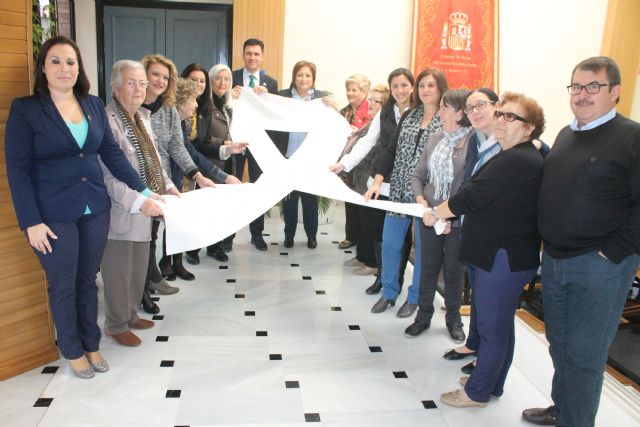El Da Internacional contra la Violencia de Gnero concluye con una multitudinaria marcha por las calles de Alhama, Foto 4