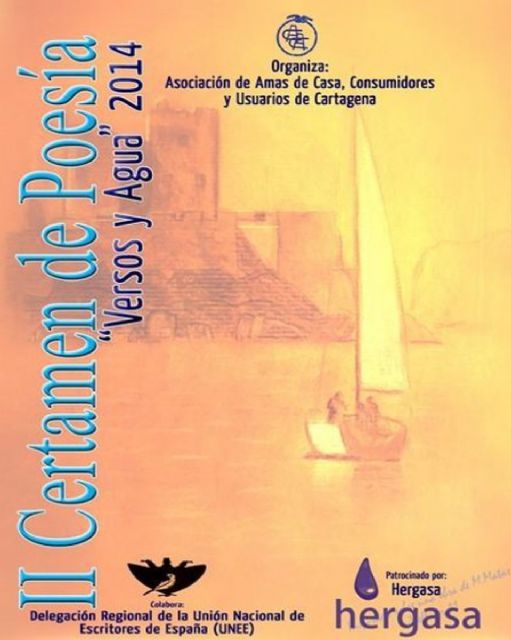 Los ganadores del concurso poético Versos y Agua reciben su premio este viernes - 1, Foto 1