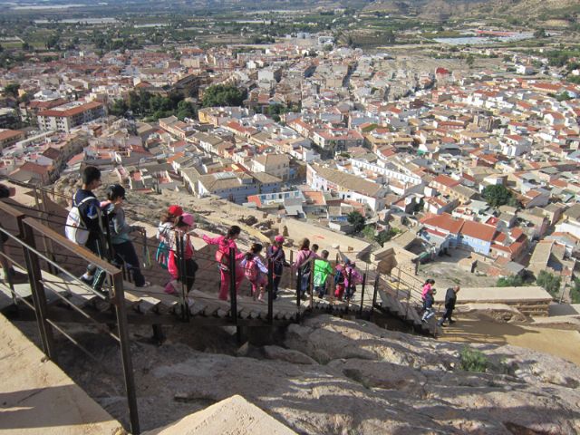 Varios colegios e institutos visitan el Museo Arqueolgico Los Baños y la fortaleza del Castillo, Foto 4