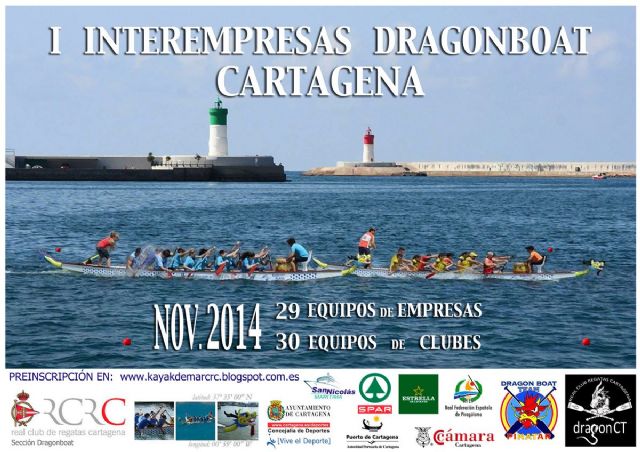 Cartagena celebra este sábado su primer Interempresas de Dragon Boat - 2, Foto 2