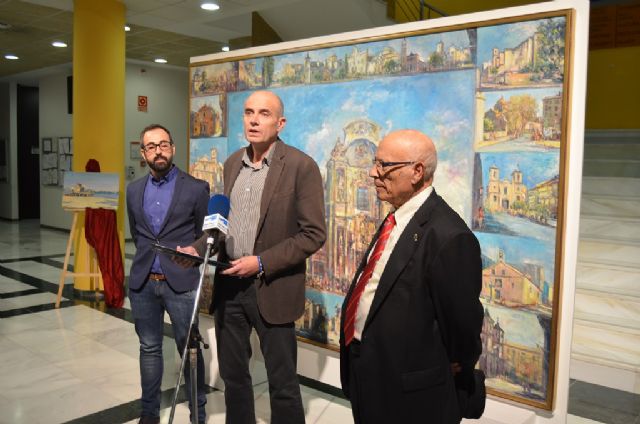 La obra del pintor Fulgencio Saura inunda el Ayuntamiento de San Javier - 1, Foto 1