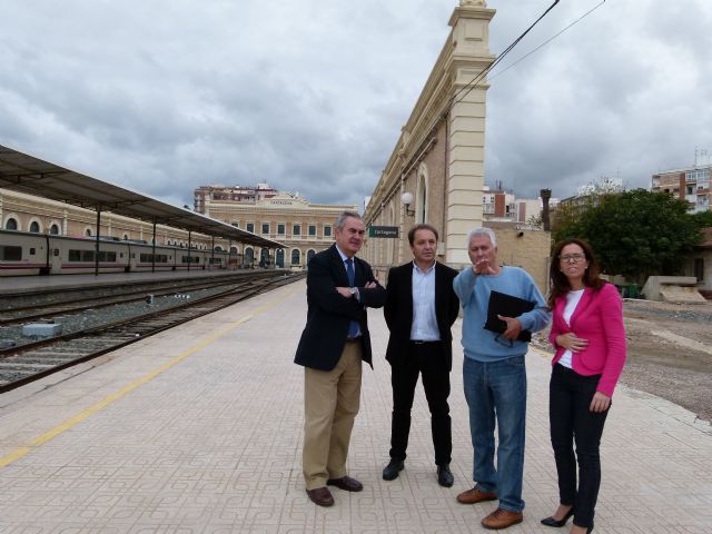 El PSOE reclama el AVE a Cartagena sin más retrasos y con llegada a la actual estación - 1, Foto 1