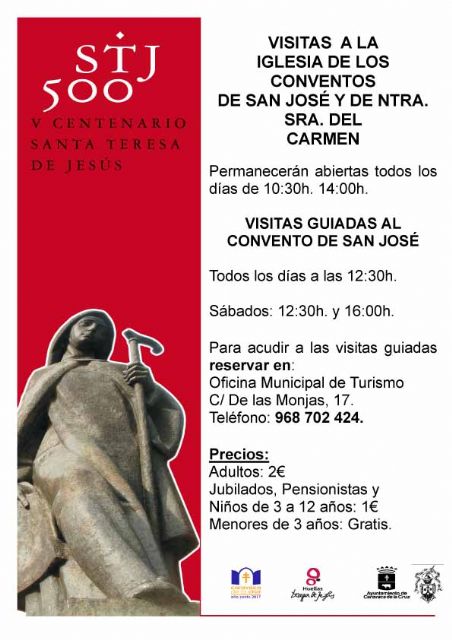 2.207 personas visitan la iglesia de San José de Caravaca durante el primer mes del Año Teresiano - 1, Foto 1