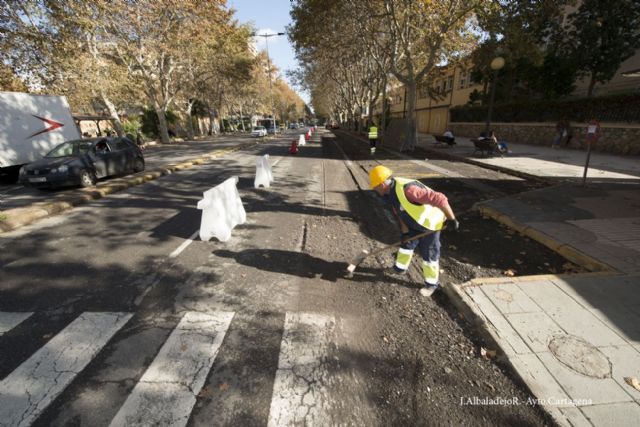 Hoy a las 20 horas se cortará al tráfico el Paseo de Alfonso XIII para su asfaltado - 1, Foto 1