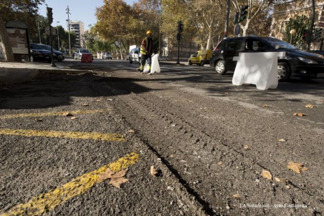 Hoy a las 20 horas se cortará al tráfico el Paseo de Alfonso XIII para su asfaltado - 2, Foto 2