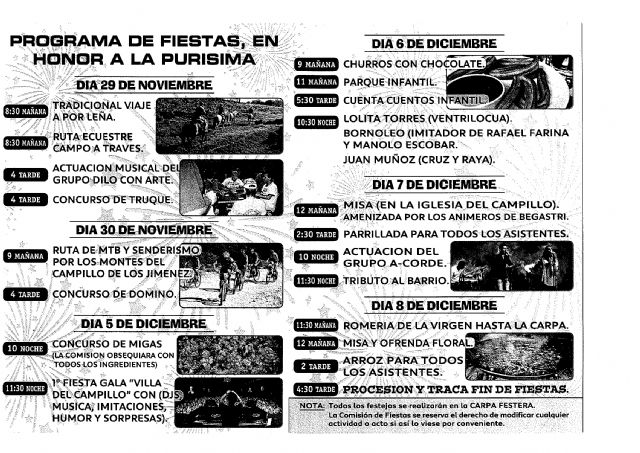 El Campillo de los Jiménez celebra este fin de semana las fiestas en honor de la Virgen del Rosario - 1, Foto 1