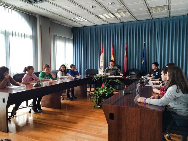 Alumnos y alumnas de Lorquí participan como concejales en el pleno infantil con motivo del Día de la Constitución - 4, Foto 4
