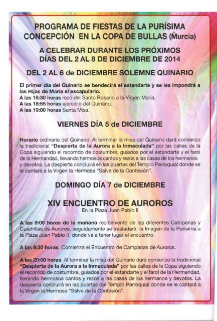 La Copa celebra la festividad de la Purísima Concepción - 2, Foto 2