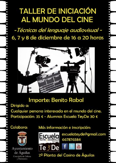 Benito Rabal imparte en Águilas un taller de iniciación al mundo del cine - 1, Foto 1