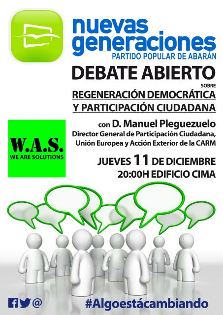 Nuevas Generaciones de Abarán organiza un Debate Abierto sobre Regeneración Democrática y Participación Ciudadana - 2, Foto 2