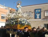 La Copa celebra la Festividad de la Purísima Concepción con canticos de los auroros y una misa y una procesión en honor a la Virgen