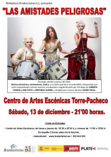Yllana y “Las amistades peligrosas” este fin de semana en el Centro de Artes Escénicas de Torre-Pacheco - 1, Foto 1