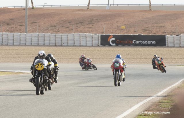 Las motos clásicas rugieron en el Circuito de Velocidad de Cartagena - 4, Foto 4