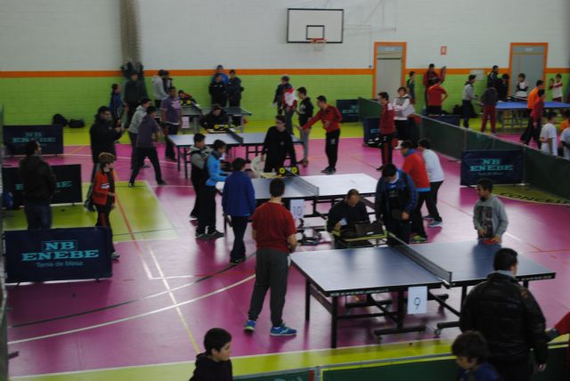 Los alevines de bádminton y tenis de mesa de los colegios Monte Anaor y Nuestra Señora del Carmen - 1, Foto 1