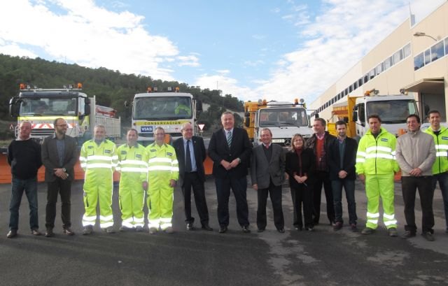 Bernabé presenta el dispositivo de Carreteras para hacer frente a la nieve y el hielo - 1, Foto 1