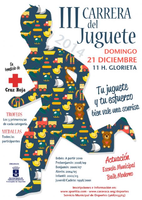 Deporte y solidaridad se unen en Caravaca con la Carrera del Juguete y una masterclass de Zumba - 2, Foto 2