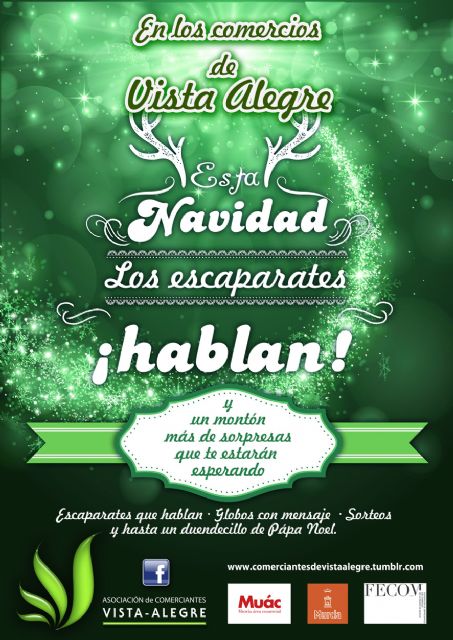 La Asociación de Comerciantes de Vistaalegre lanza su campaña navideña los escaparates hablan - 4, Foto 4